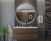 Gliss Design Badkamerspiegel Sol Rond 80cm LED Verlichting en Verwarming