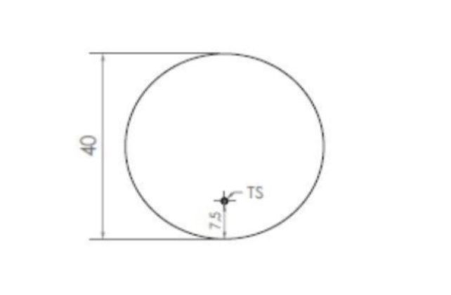 Gliss Design Athena ronde spiegel Mat Wit 40cm met verlichting en verwarming