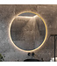Gliss Design Athena ronde spiegel Mat Zwart 60cm met verlichting en verwarming