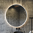 GLISS DESIGN Gliss Design Athena ronde spiegel Mat Wit 60cm met verlichting en verwarming