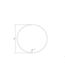 Gliss Design Athena ronde spiegel Mat Wit 80cm met verlichting en verwarming