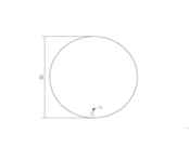 Gliss Design Athena ronde spiegel Mat Zwart 80cm met verlichting en verwarming