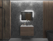 Gliss Design Melite Spiegel met verlichting en verwarming 60cm met touch bediening