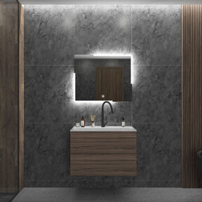 Gliss Design Melite Spiegel met verlichting en verwarming 60cm met touch bediening