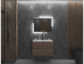 Gliss Design Melite Spiegel met verlichting en verwarming 80cm met touch bediening