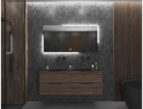 Gliss Design Melite Spiegel met verlichting en verwarming 120cm met touch bediening