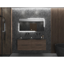 Gliss Design Melite Spiegel met verlichting en verwarming 140cm met touch bediening