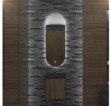 Gliss Design Orion Toiletspiegel met Verlichting 40x100cm