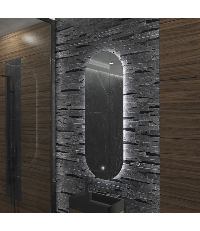 GLISS DESIGN Gliss Design Orion Toiletspiegel met Verlichting 40x100cm