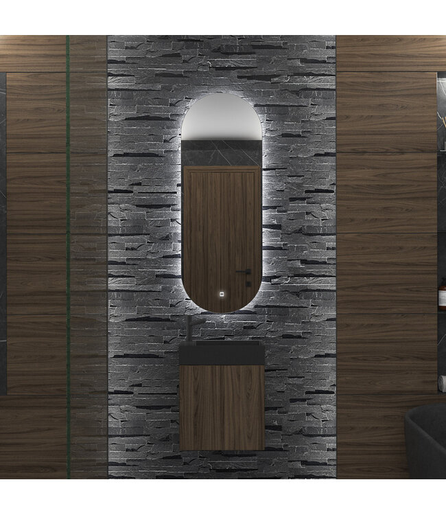 Gliss Design Orion spiegel met Verlichting 50x100cm