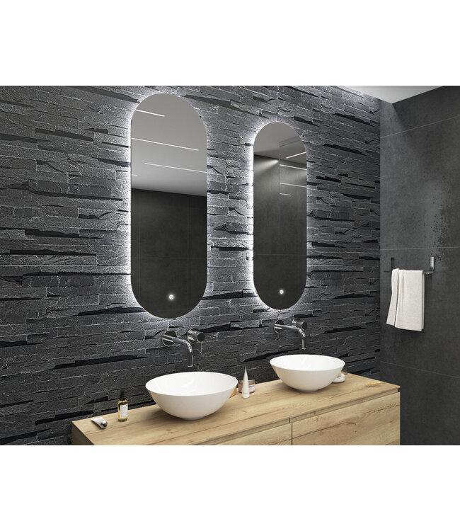 Gliss Design Orion spiegel met Verlichting 50x100cm