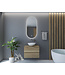 Gliss Design Orion Ovale spiegel met verlichting en verwarming 120x70 cm