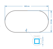 Gliss Design Orion Ovale spiegel met verlichting en verwarming 140x70 cm Gliss Design Orion Ovale spiegel met verlichting en verwarming 140x70 cm