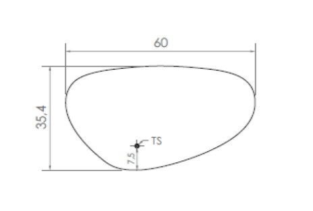 Gliss Design Trendy Spiegel met verlichting Ovaal 60cm met verwarming en touch Gliss Design Trendy Spiegel met verlichting Ovaal 60cm met verwarming en touch