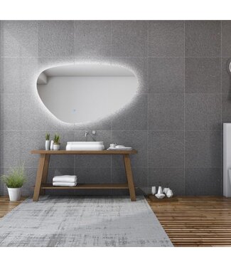 GLISS DESIGN Gliss Design Trendy Spiegel met verlichting Ovaal 70cm met verwarming en touch