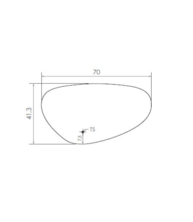 GLISS DESIGN Gliss Design Trendy Spiegel met verlichting Ovaal 70cm met verwarming en touch