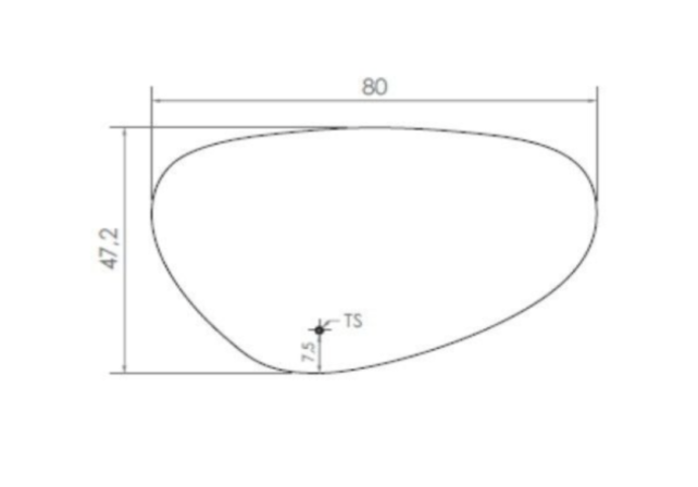 Gliss Design Trendy Spiegel met verlichting Ovaal 80cm met verwarming en touch