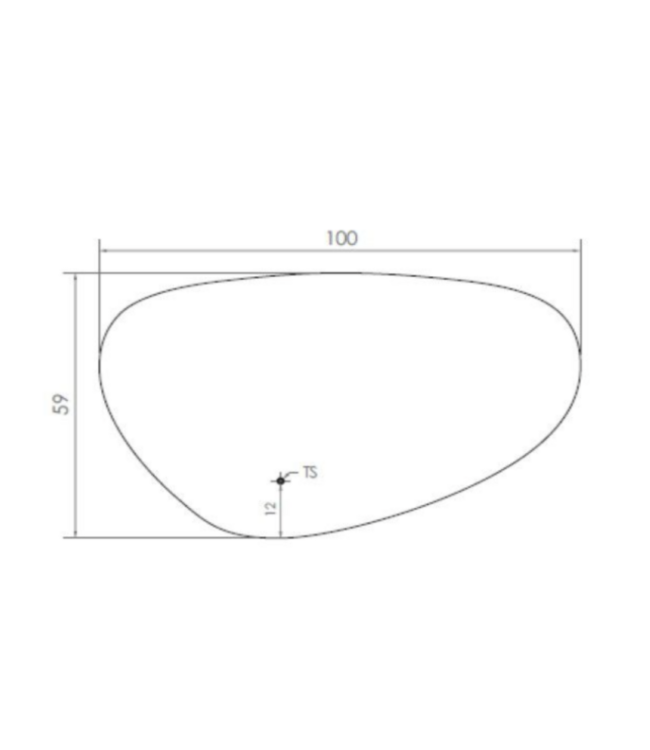 Gliss Design Trendy Spiegel met verlichting Ovaal 100cm met verwarming en touch