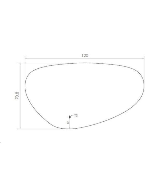 Gliss Design Trendy Spiegel met verlichting Ovaal 120cm met verwarming en touch