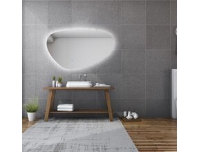 Gliss Design Trendy Spiegel met verlichting Ovaal 150cm met verwarming en touch