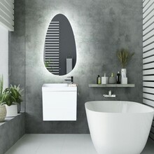 Badkamerspiegel Gliss Triton met LED verlichting 40x75cm