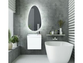 Badkamerspiegel Gliss Triton met LED verlichting 40x75cm