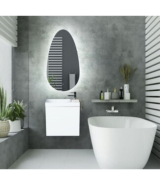 GLISS DESIGN Badkamerspiegel Gliss Triton met LED verlichting 40x75cm