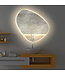 GLISS DESIGN Gliss Design Badkamerspiegel met verlichting Fury Organic 80cm met verwarming dimbaar LED