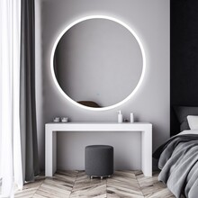Gliss Design Badkamerspiegel Rond Circum 120cm met Framework Verlichting met verwarming dimbaar LED