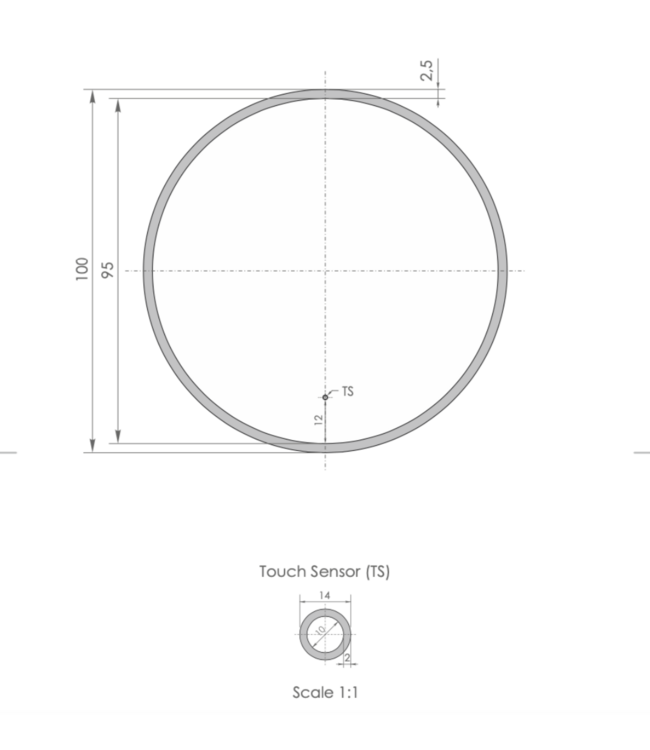 Gliss Design Badkamerspiegel Rond Circum 100cm met Framework Verlichting met verwarming dimbaar LED