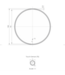 Gliss Design Badkamerspiegel Rond Circum 100cm met Framework Verlichting met verwarming dimbaar LED