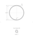 Gliss Design Badkamerspiegel Rond Circum 80cm met Framework Verlichting met verwarming dimbaar LED