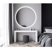 Gliss Design Badkamerspiegel Rond Circum 60cm met Framework Verlichting met verwarming dimbaar LED