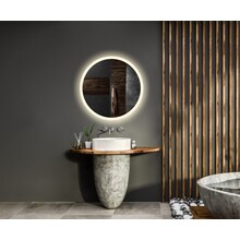 Gliss Design Badkamerspiegel Rond Circum 40cm met Framework Verlichting met verwarming dimbaar LED