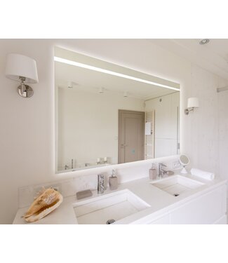 GLISS DESIGN Gliss Design Badkamerspiegel met verlichting Decora 180 cm Horizontaal LED met spiegelverwarming