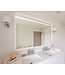 Gliss Design Badkamerspiegel met verlichting Decora 140 cm Horizontaal LED met spiegelverwarming