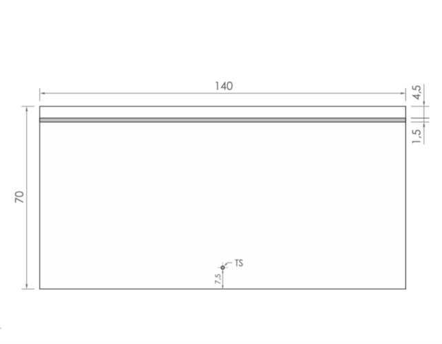 Gliss Design Badkamerspiegel met verlichting Decora 140 cm Horizontaal LED met spiegelverwarming