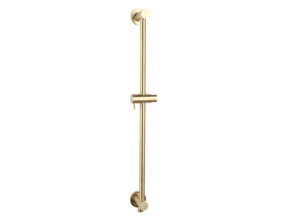 Douchestang met wateraansluiting Effeze Goud Geborsteld 70cm messing