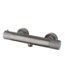 SANI-SUPPLY Douchekraan Ribbed Gun Metal thermostaatkraan Opbouw 15 HoH