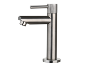 Toiletkraan Ribbed Gun Metal Opbouw 16cm