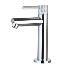 Toiletkraan Ribbed Chroom Opbouw 16cm