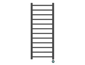 Elektrische Handdoekradiator Zwart 120x50 cm 413 Watt