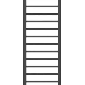 Elektrische Handdoekradiator Zwart 120x50 cm 413 Watt