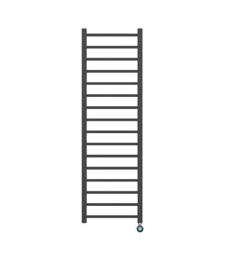 BELRAD Elektrische Handdoekradiator Zwart 160x50 cm 551 Watt