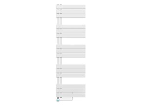 Elektrische Handdoekradiator BUC Wit 160x50 cm 755 Watt