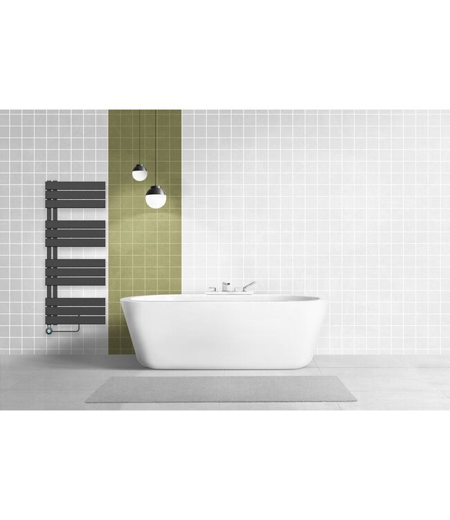 Elektrische Handdoekradiator BUC Zwart 120x50 cm 593 Watt