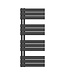 BELRAD Elektrische Handdoekradiator BUC Zwart 120x50 cm 593 Watt