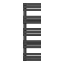 Handdoekradiator BUC Zwart 160x50 cm 755 Watt Links aansluiting