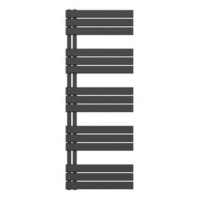 Handdoekradiator BUC Zwart 160x60 cm 864 Watt Links aansluiting