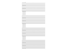 Handdoekradiator BUC Wit 120x60 cm 681 Watt Links aansluiting